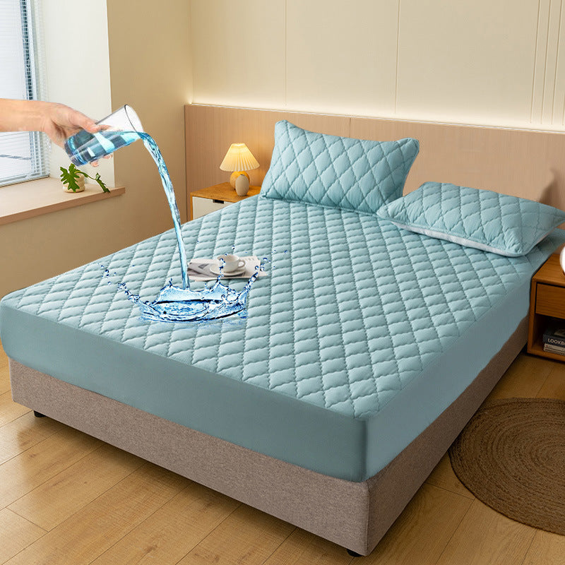 Waterproof, Urine-Proof Mattress Protector Cover, Polyester + TPU Waterproof Coating