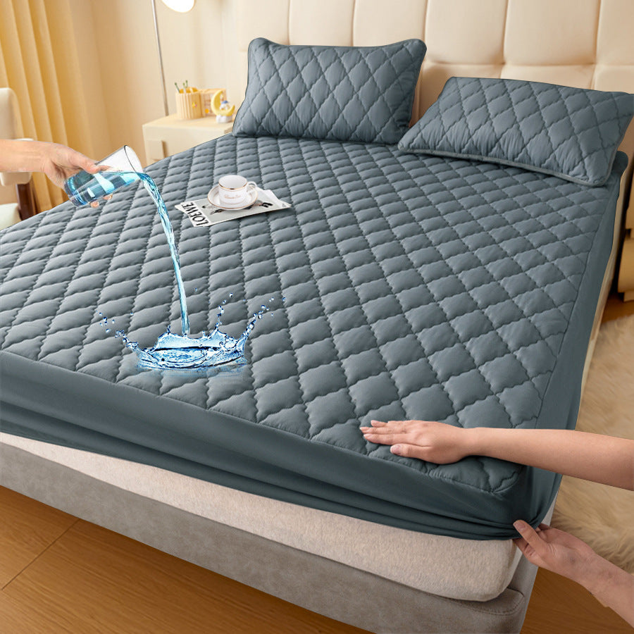 Waterproof, Urine-Proof Mattress Protector Cover, Polyester + TPU Waterproof Coating