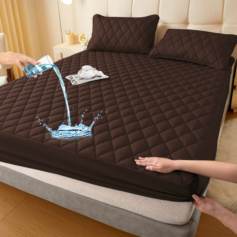 Waterproof, Urine-Proof Mattress Protector Cover, Polyester + TPU Waterproof Coating
