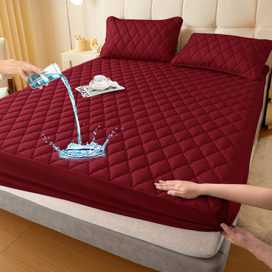 Waterproof, Urine-Proof Mattress Protector Cover, Polyester + TPU Waterproof Coating