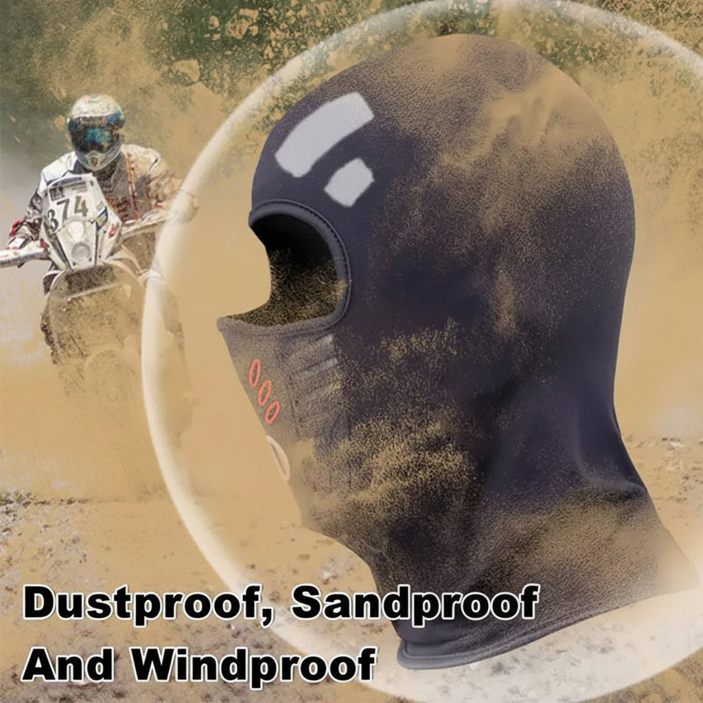 Windproof Thermal Face Mask — Plush Thermal Blend, Secure Wrap