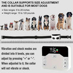 Wireless Dog Fence & Training Collar – IP65 Waterproof – 300 m Range – Rechargeable – For 1 or 2 Dogs