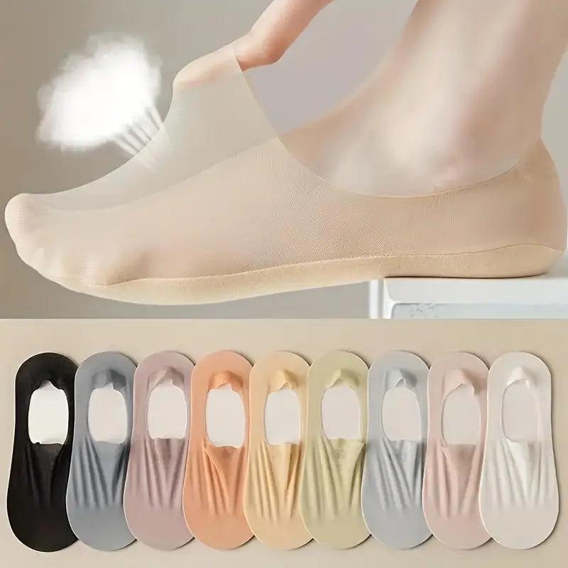 Women's Ankle Socks - Breathable & Non-Slip Design