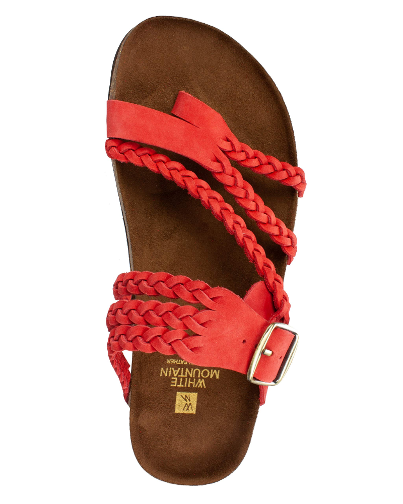 Women's Braided Thong Sandals with Contoured Comfort Sole