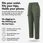 Women's Cargo Trousers - Elastic Waist Walking Trousers