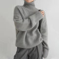 Women's Cosy Ribbed Knit Turtleneck Jumper