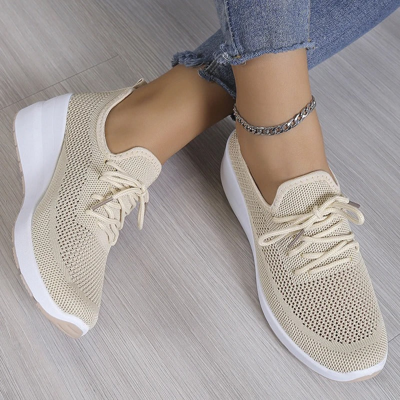 Women's Elevated Platform Wedge Trainers