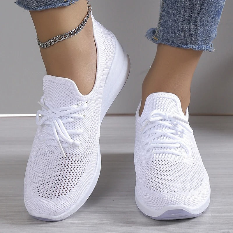 Women's Elevated Platform Wedge Trainers