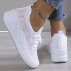 Women's Elevated Platform Wedge Trainers