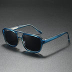 Women's fashionable sunglasses in elegant, angular design
