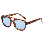 Women's fashionable sunglasses in elegant, angular design