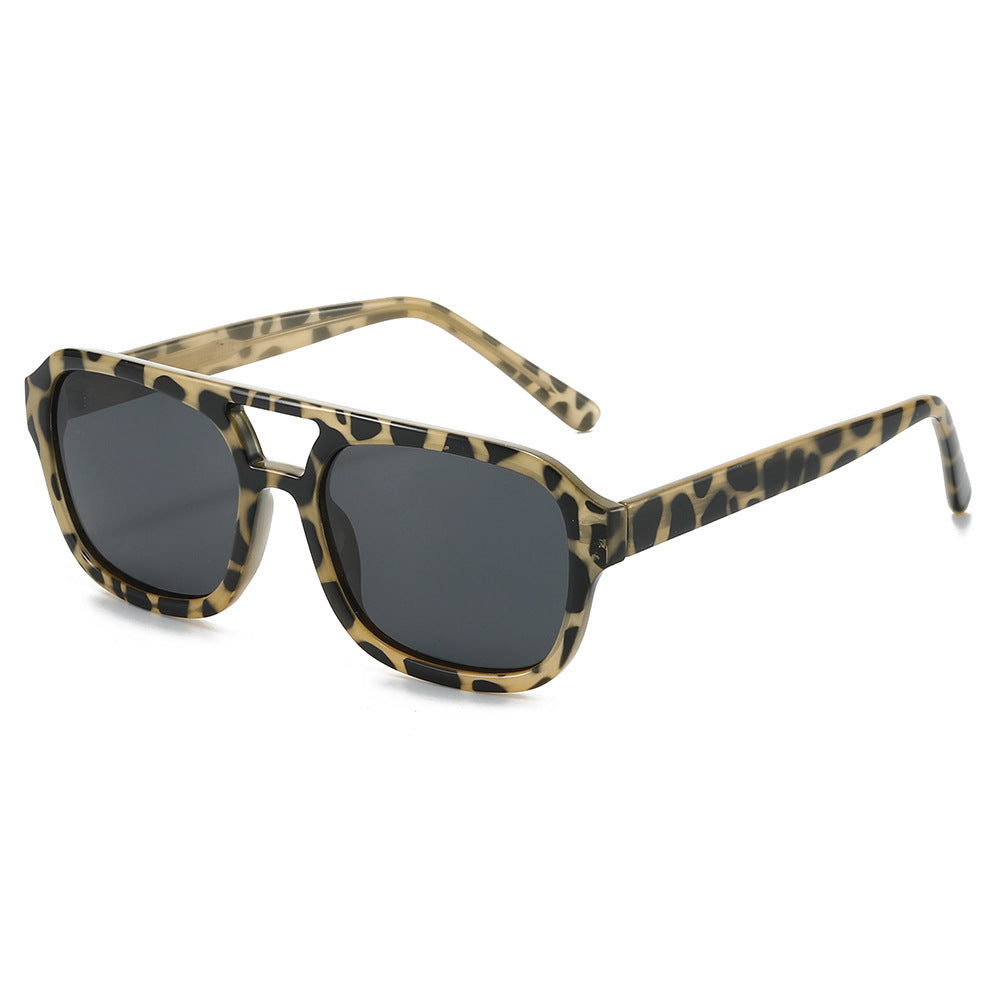 Women's fashionable sunglasses in elegant, angular design