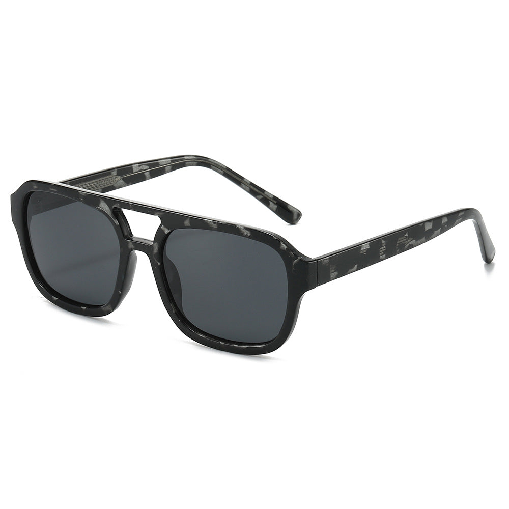Women's fashionable sunglasses in elegant, angular design
