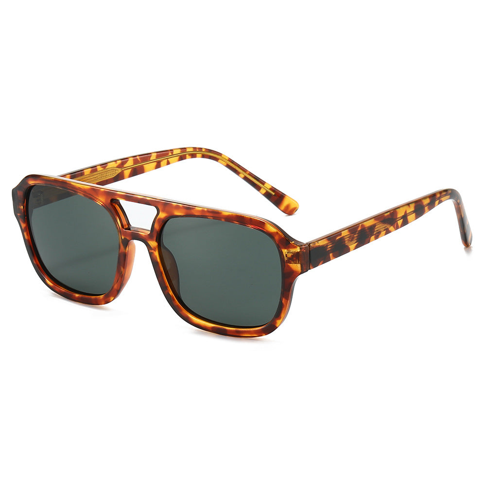 Women's fashionable sunglasses in elegant, angular design