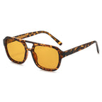 Women's fashionable sunglasses in elegant, angular design
