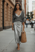 Women's Floral Two-Piece Maxi Dress Set - Effortless Style