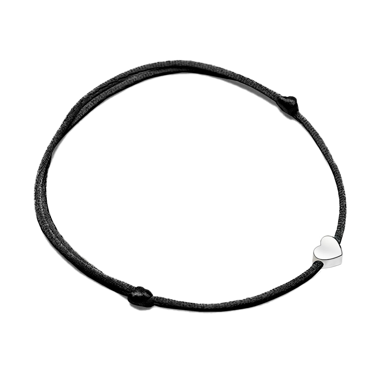 Women's Heart Charm Adjustable Bracelet