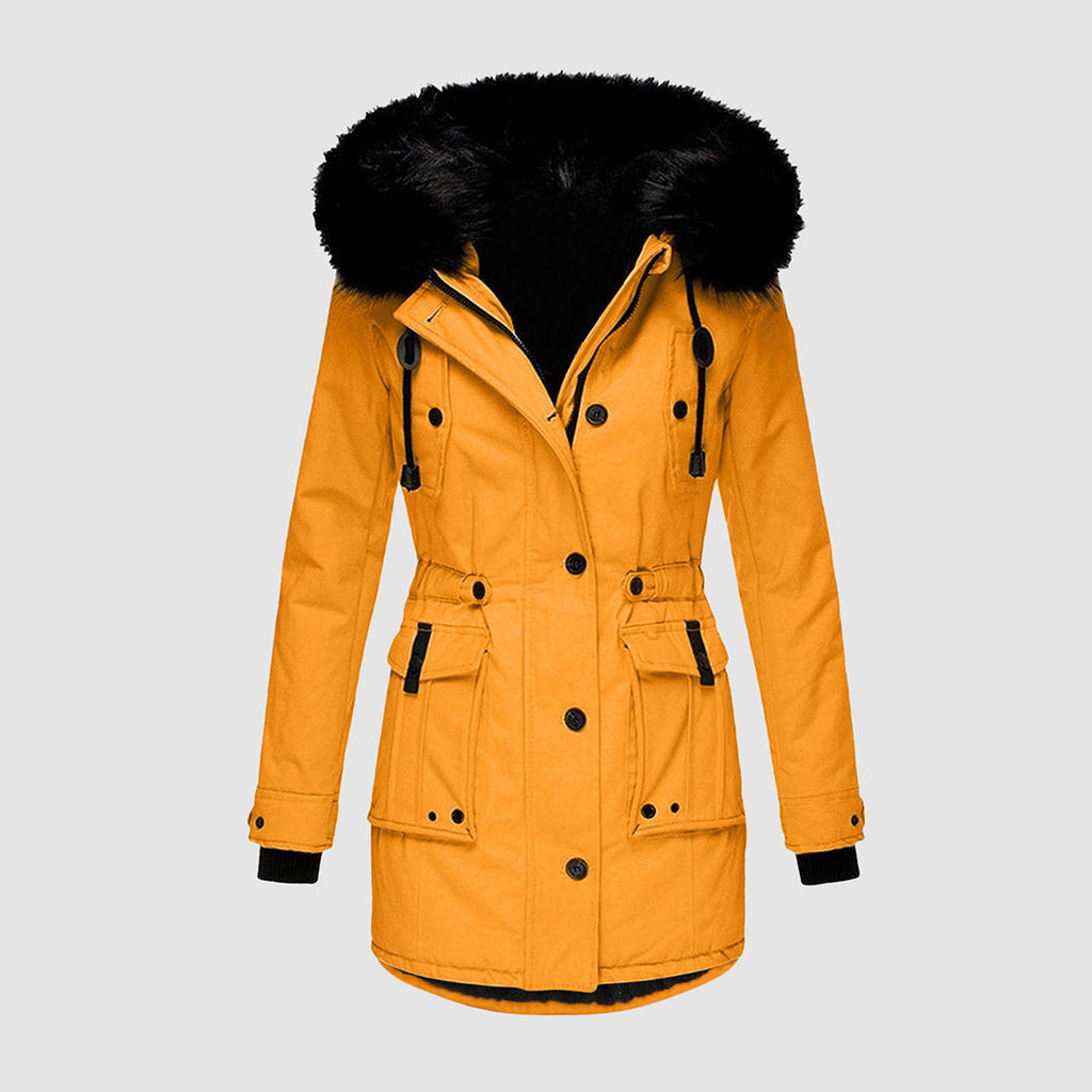 Women's Insulated Hooded Parka – Cosy & Weatherproof Winter Jacket