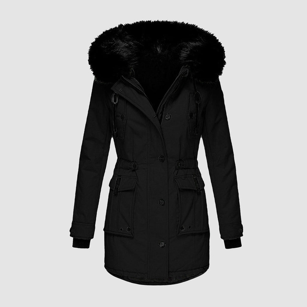 Women's Insulated Hooded Parka – Cosy & Weatherproof Winter Jacket