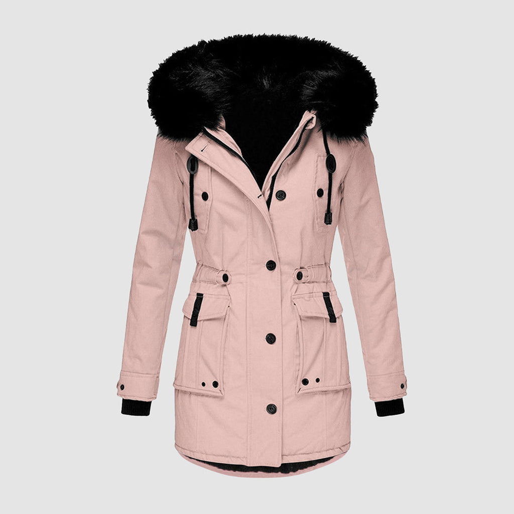 Women's Insulated Hooded Parka – Cosy & Weatherproof Winter Jacket