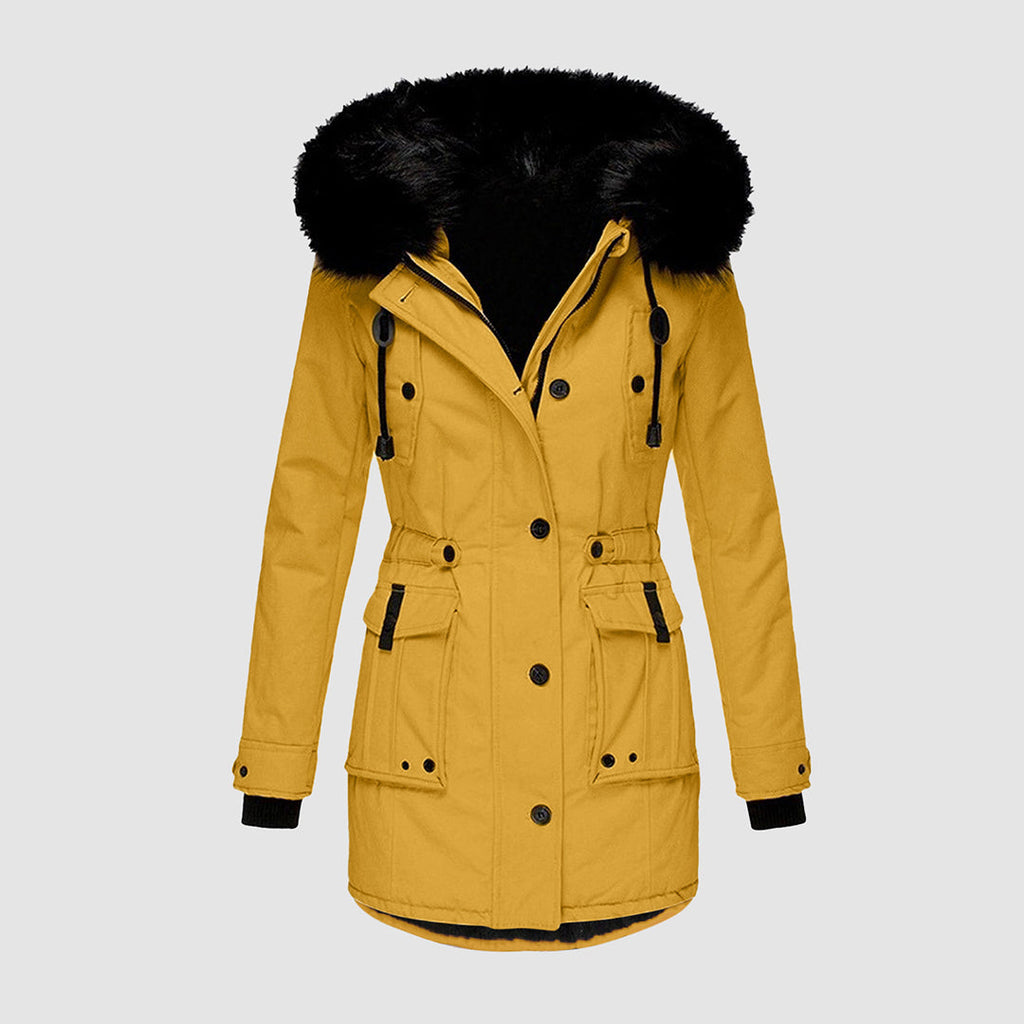 Women's Insulated Hooded Parka – Cosy & Weatherproof Winter Jacket