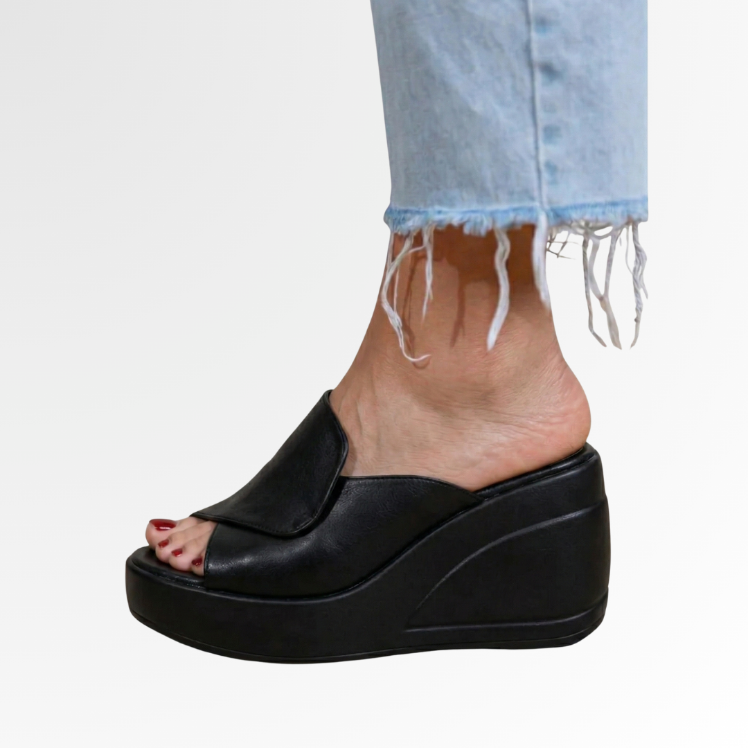 Women's Orthopaedic Comfort Slip-On Wedge Sandals