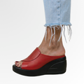 Women's Orthopaedic Comfort Slip-On Wedge Sandals