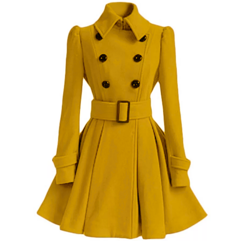Women's Reversible Belted Peacoat