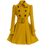 Women's Reversible Belted Peacoat