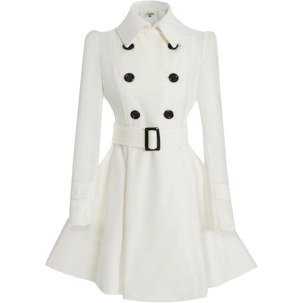 Women's Reversible Belted Peacoat
