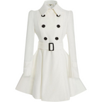 Women's Reversible Belted Peacoat