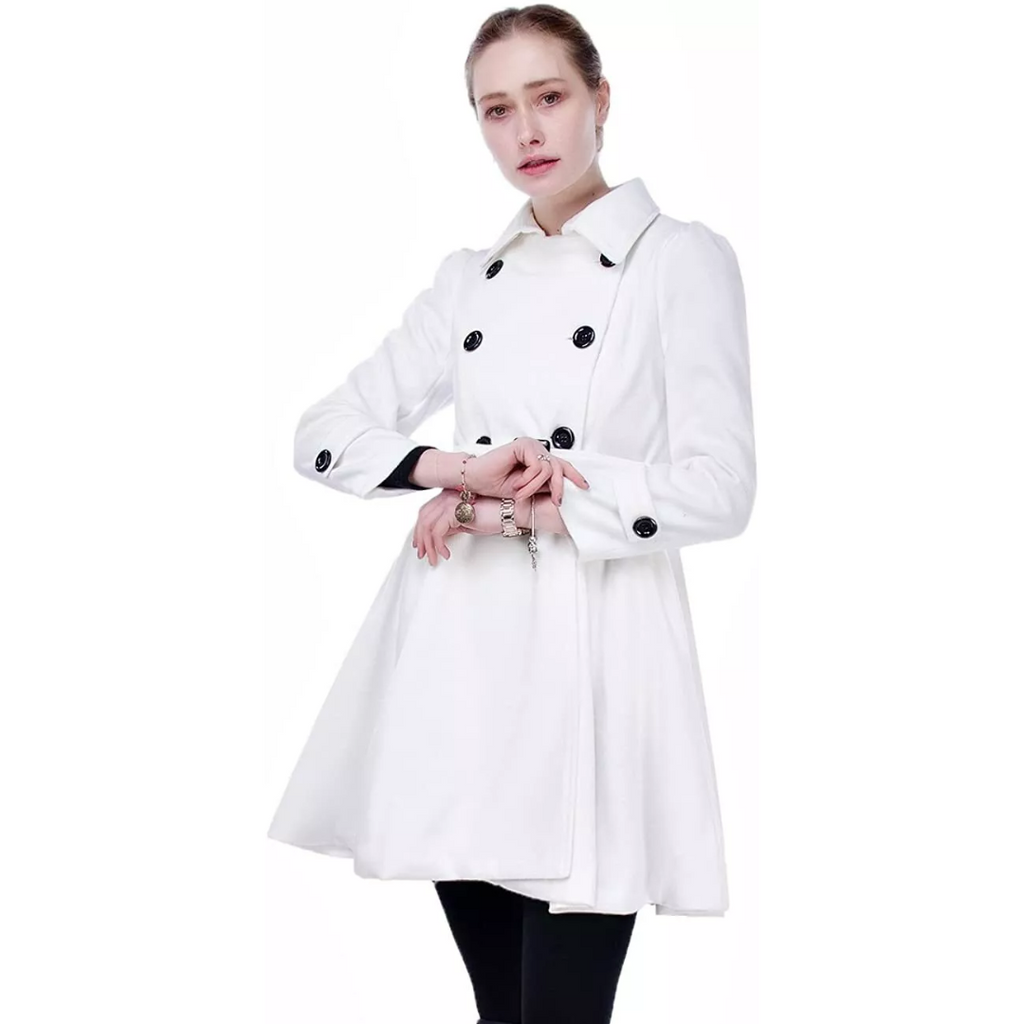 Women's Reversible Belted Peacoat
