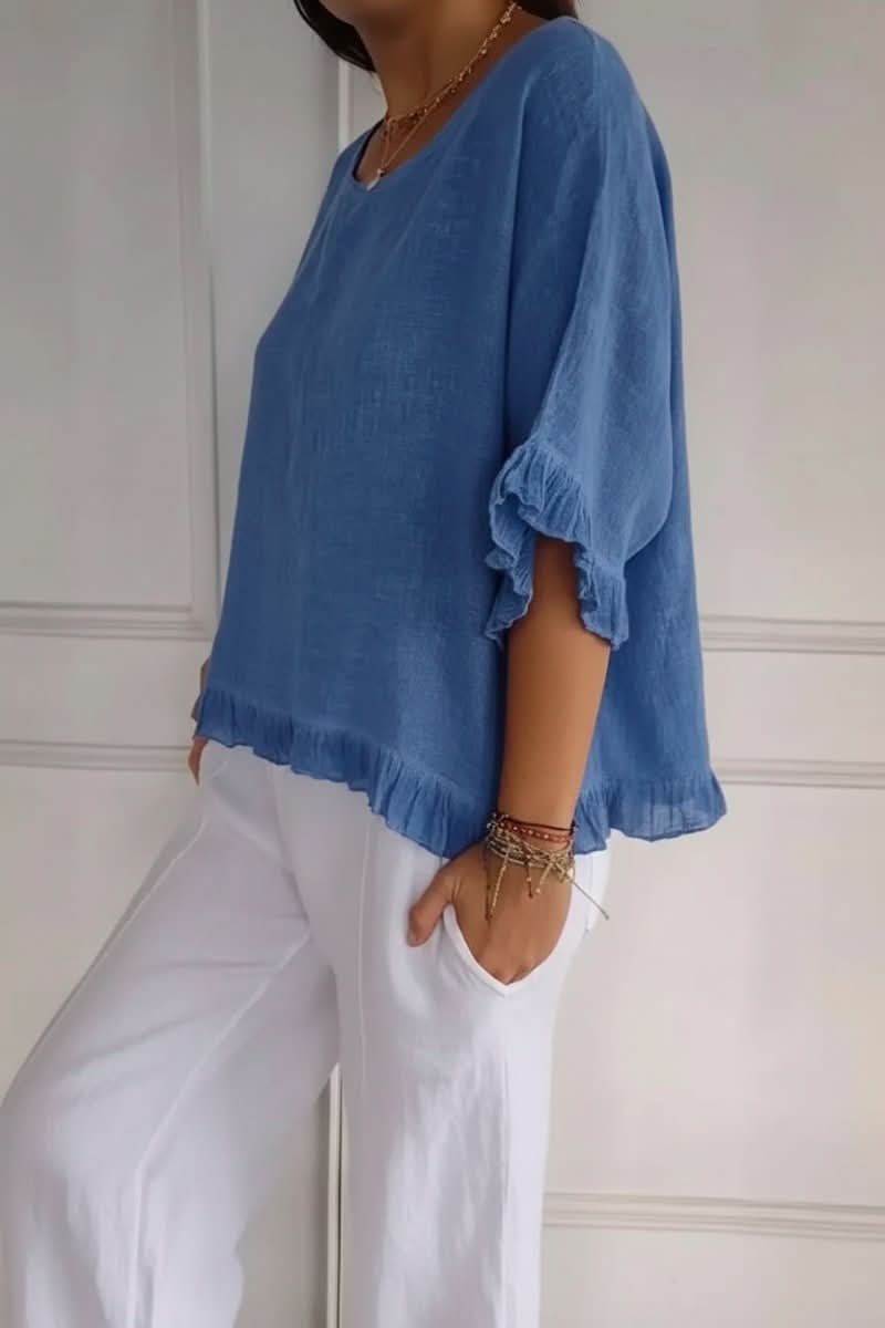 Women's Ruffle Blouse: Effortless Style