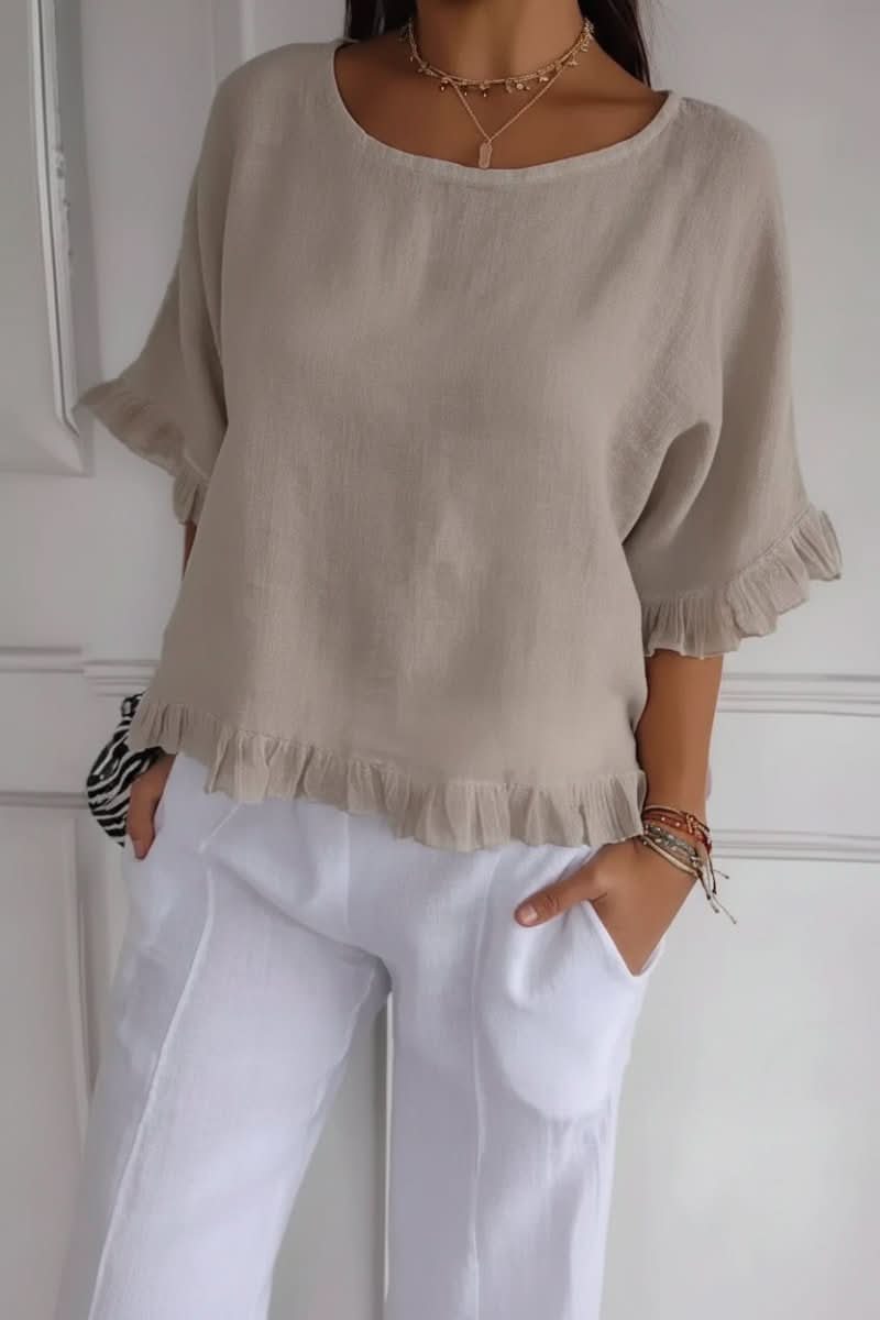 Women's Ruffle Blouse: Effortless Style