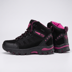 Women's Walking Boots - Hiking Boots for Women - Mid Cut Lace Up