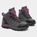 Women's Walking Boots - Hiking Boots for Women - Mid Cut Lace Up