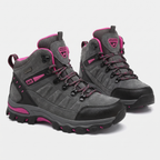 Women's Walking Boots - Hiking Boots for Women - Mid Cut Lace Up