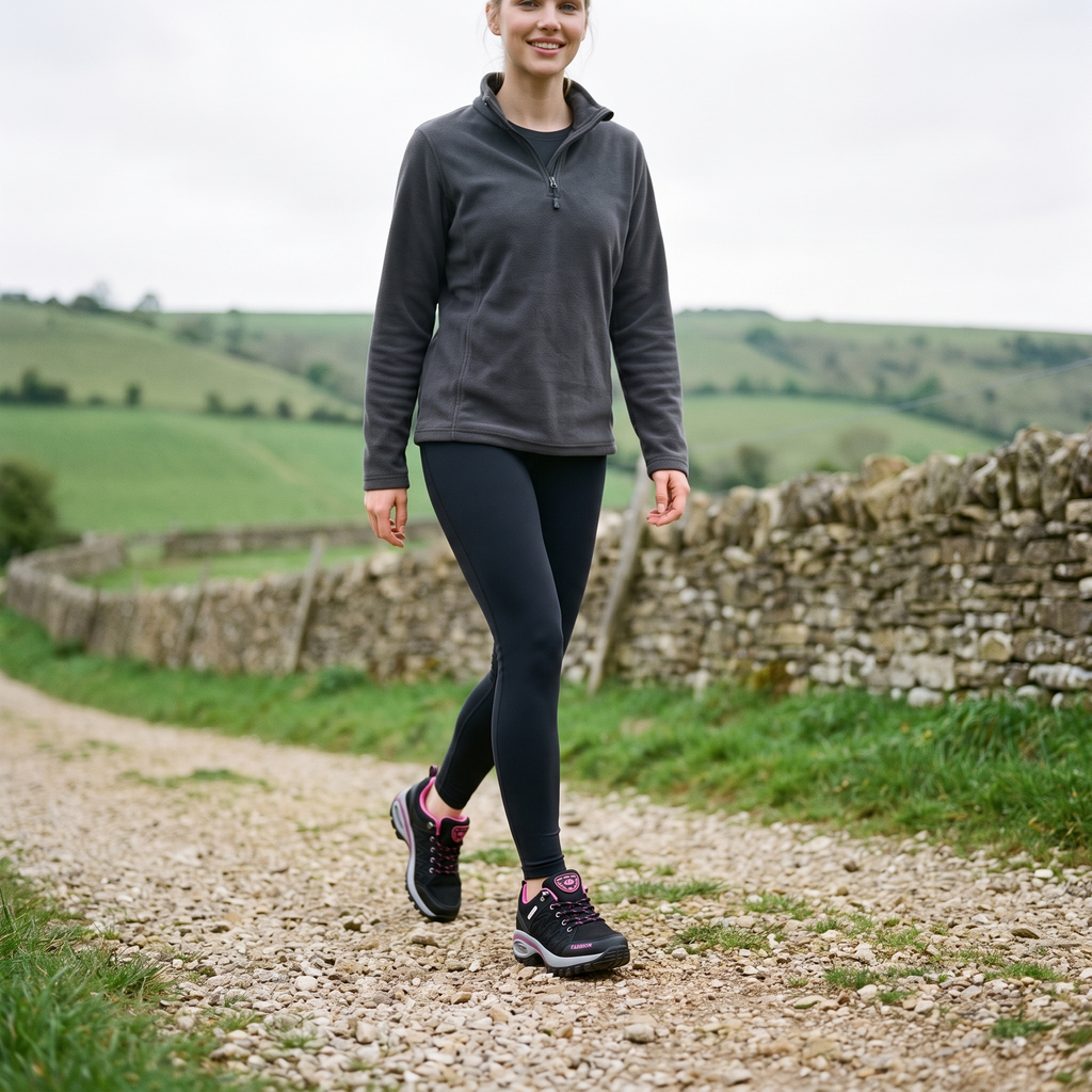 Women's Walking Shoes - Air Cushion Hiking Trainers - Hiking Shoes