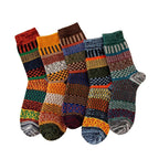 Wool Socks 5-Pack, Ultra Warm Winter, Scandinavian Pattern, Unisex