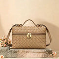 Woven Leather Cosmetic Case