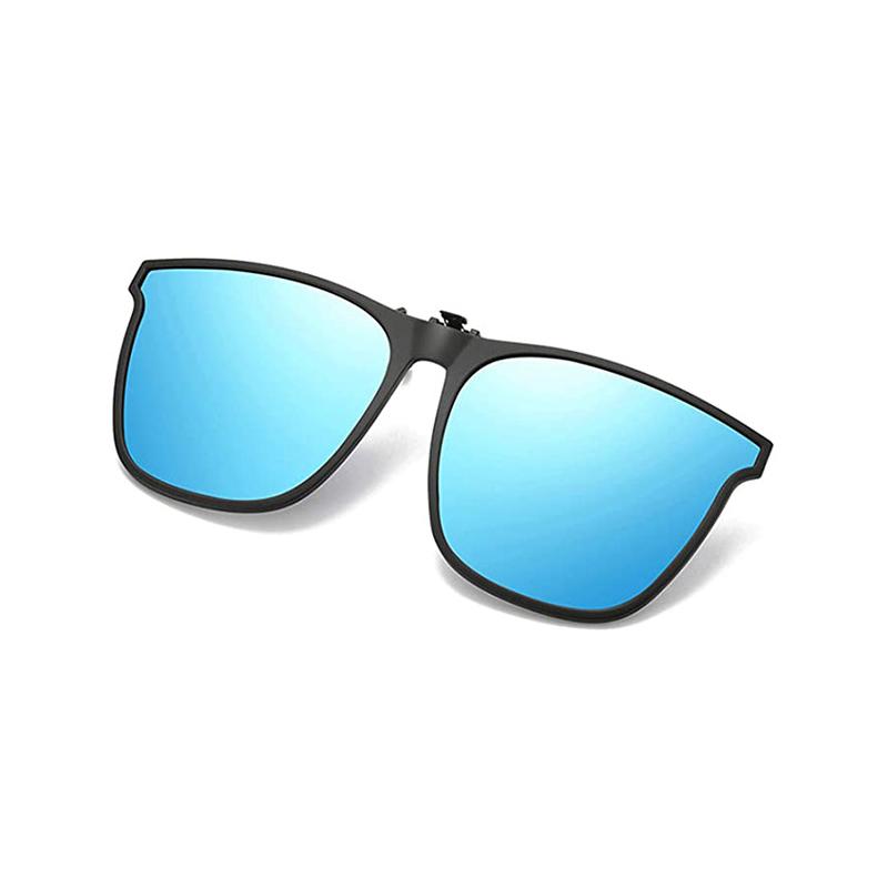Polarised flip-up clip-on sunglasses for prescription glasses