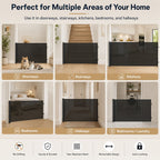 No-Drill Retractable Pet Gate for Doorways, Kitchens & Stairs - Keep Cats and Dogs Safely Out of Off-Limit Areas