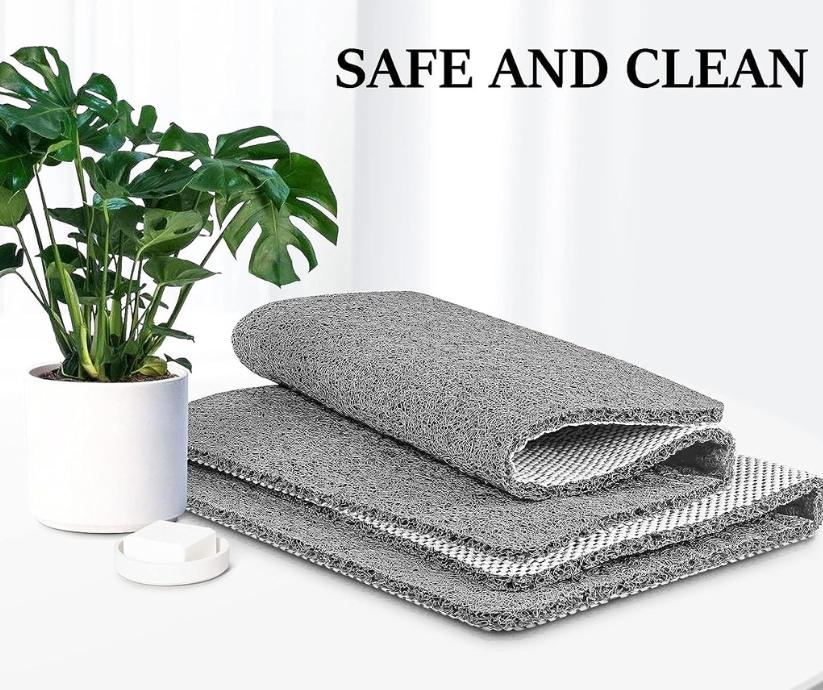 Non-Slip Shower Mat – Soft, Safe, Easy to Clean, Customisable Size, Quick Water Drainage