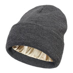 Noor Silk Winter Hat – Wool & Silk – Anti-Frizz Hair Protection