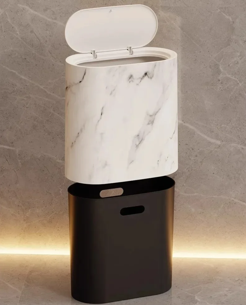 Nordic Marble Design Bin
