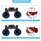 OrionView Dental Loupes With LED Light And Binocular Magnification