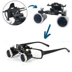 OrionView Dental Loupes With LED Light And Binocular Magnification