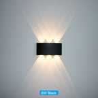 Waterproof indoor and outdoor LED wall light