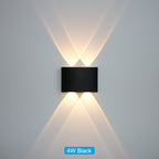 Waterproof indoor and outdoor LED wall light