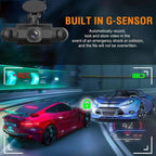 4-channel FHD car camera with 360° view